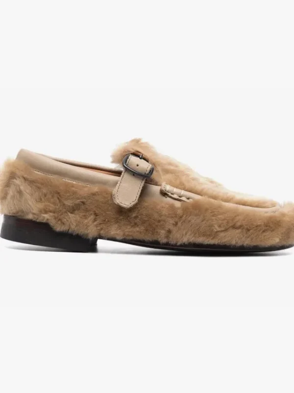 Hereu shearling buckle loafers - Shoes